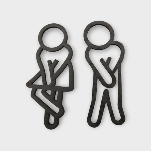 Toilet Skilt - Tissetrængende