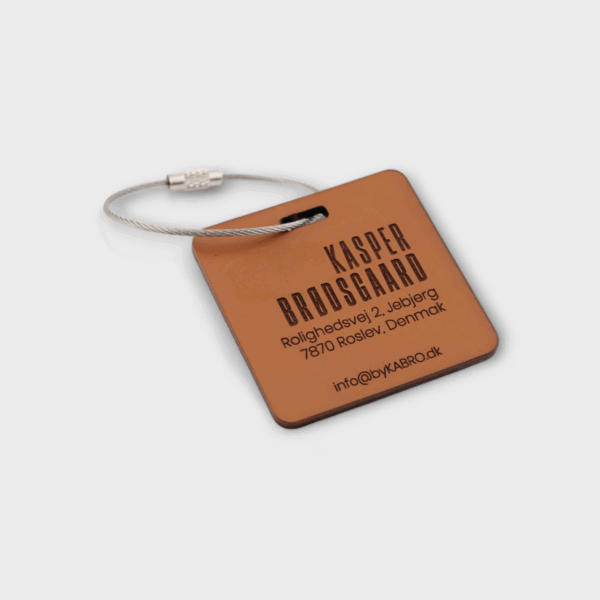 Kuffertmærke - med Wire