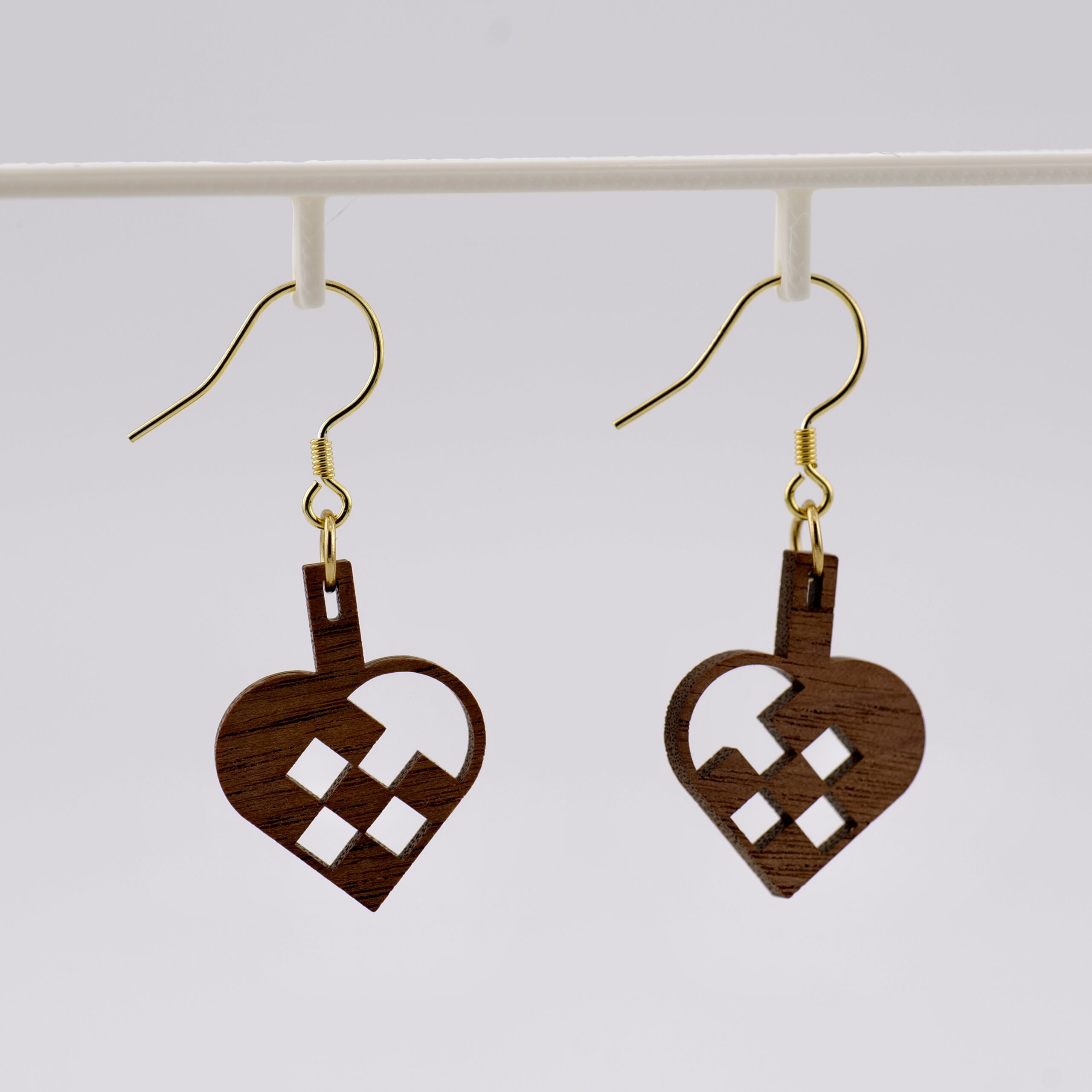 Krog Øreringe - Julehjerter Klassisk