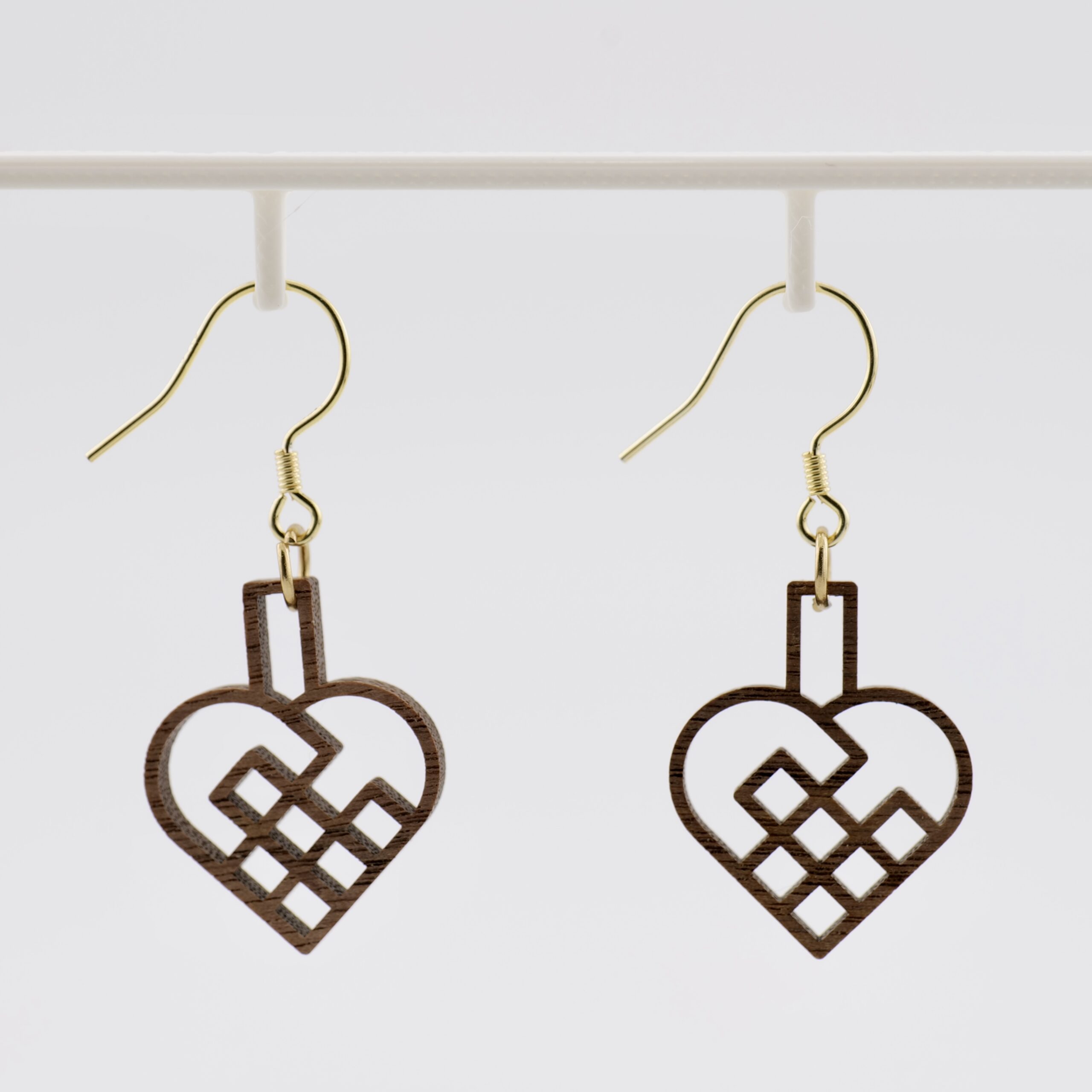 Krog Øreringe - Julehjerter