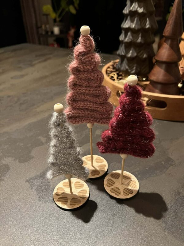 Juletræsfod - Hjerter (2 stk)